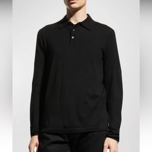 Men’s NWT Neiman Marcus Knit Long Sleeve Polo Size L